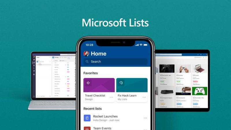 “Lists” da Microsoft, está finalmente disponível para uso.